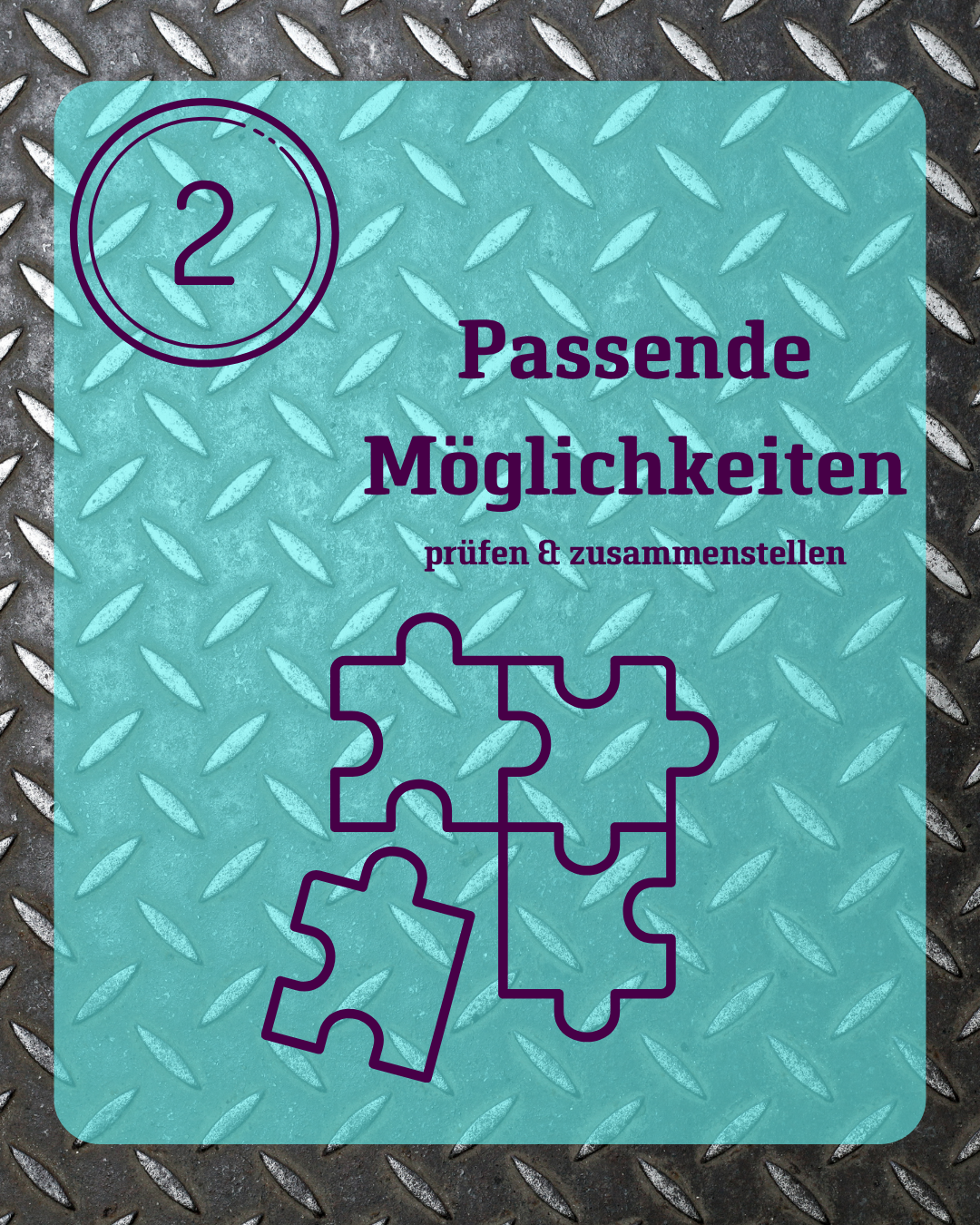 Passende Möglichkeiten prüfen